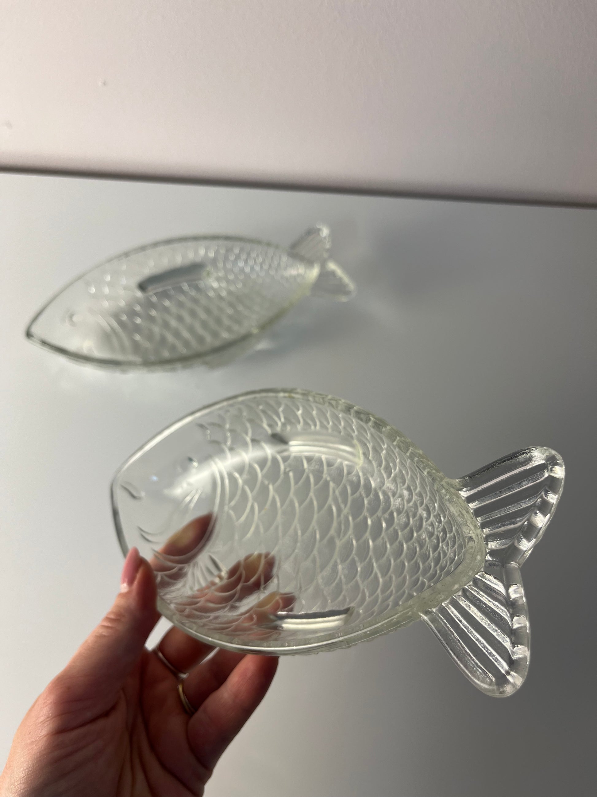 Set: 2x Schale Fisch von Ankerglas Bernsdorf