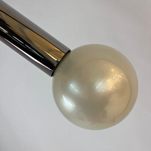 Hängelampe Big Globe Perlmutt Chrom von Motoko Ishii für STAFF