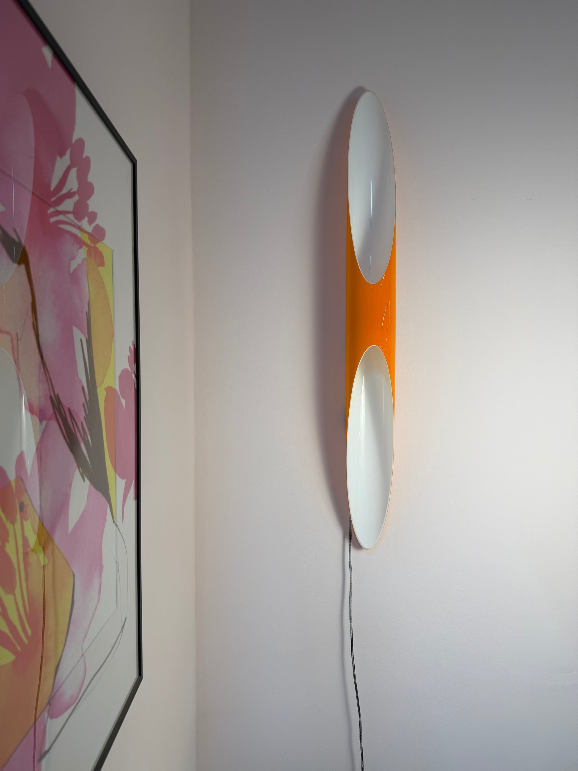 Wandlampe Shakti Wall Fix orange von Marzio Rusconi Clerici für Kundalini