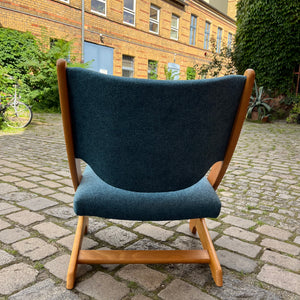 Sessel Z petrol neu gepolstert