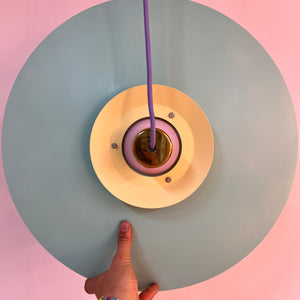 Lamellenlampe neu lackiert, Dänemark