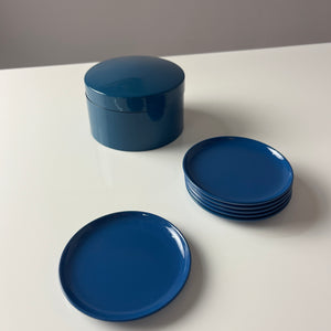 Set: 6x Untersetzer blau in Dose von Laurids Lønborg
