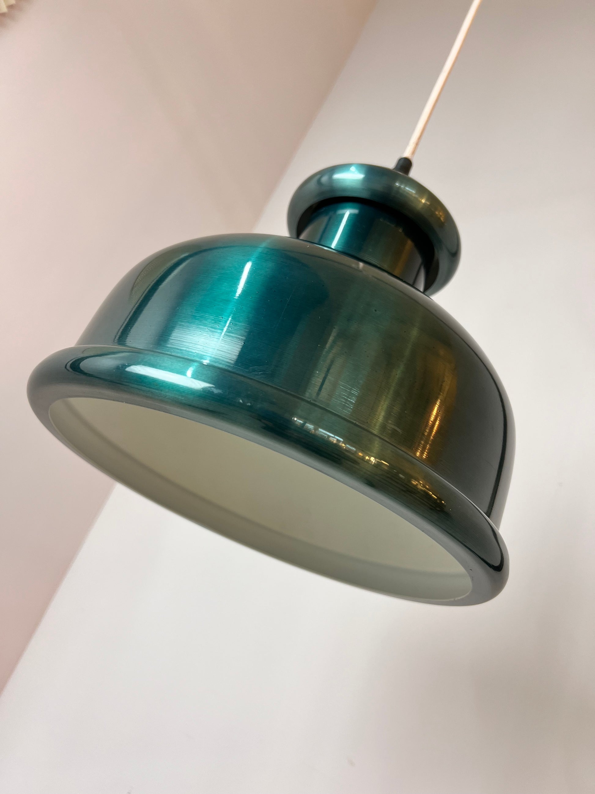 Hängelampe Country Line metallic grün von Sidse Werner für Holmegaard