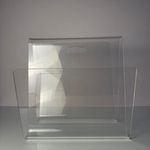 Zeitschriftenständer transparentes Plexiglas