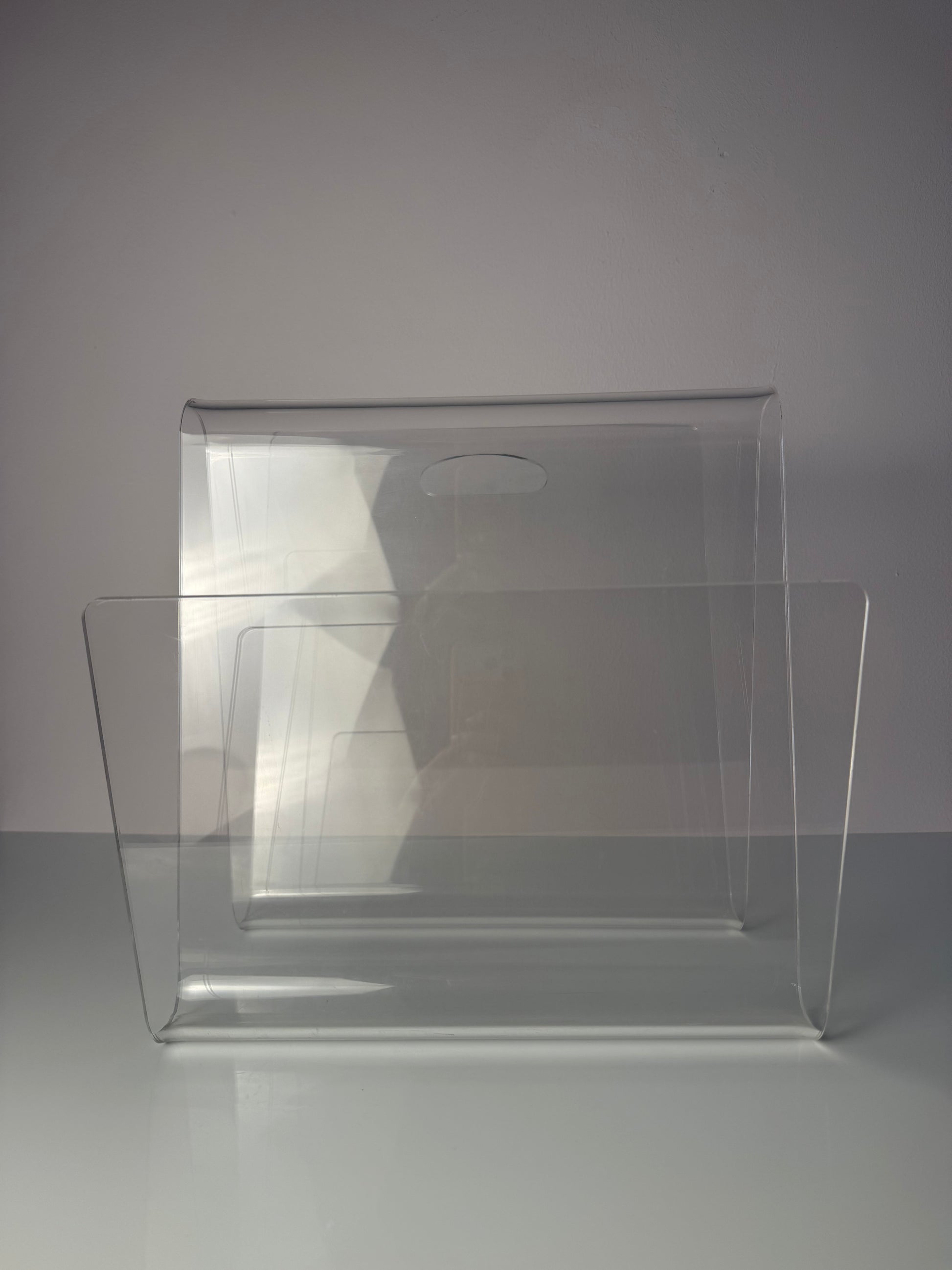 Zeitschriftenständer transparentes Plexiglas