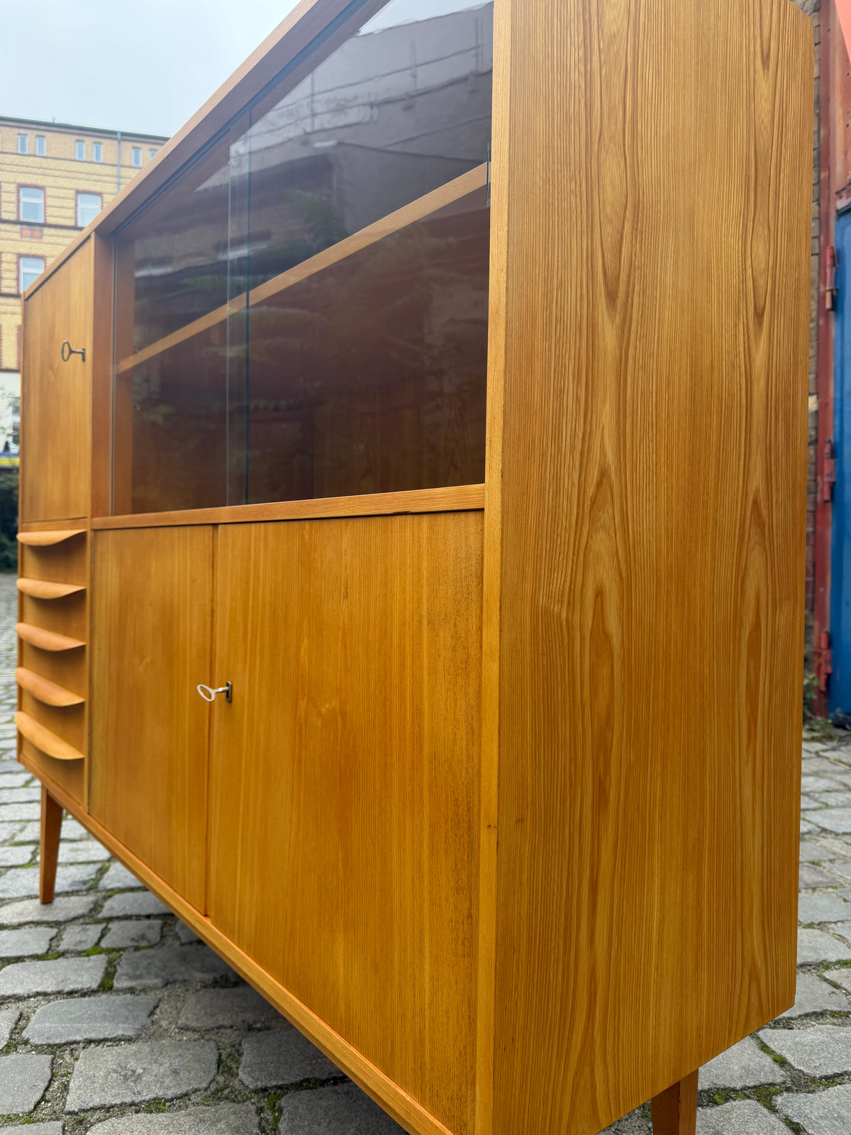 Highboard Typ 602/G Esche von Franz Ehrlich für Hellerau