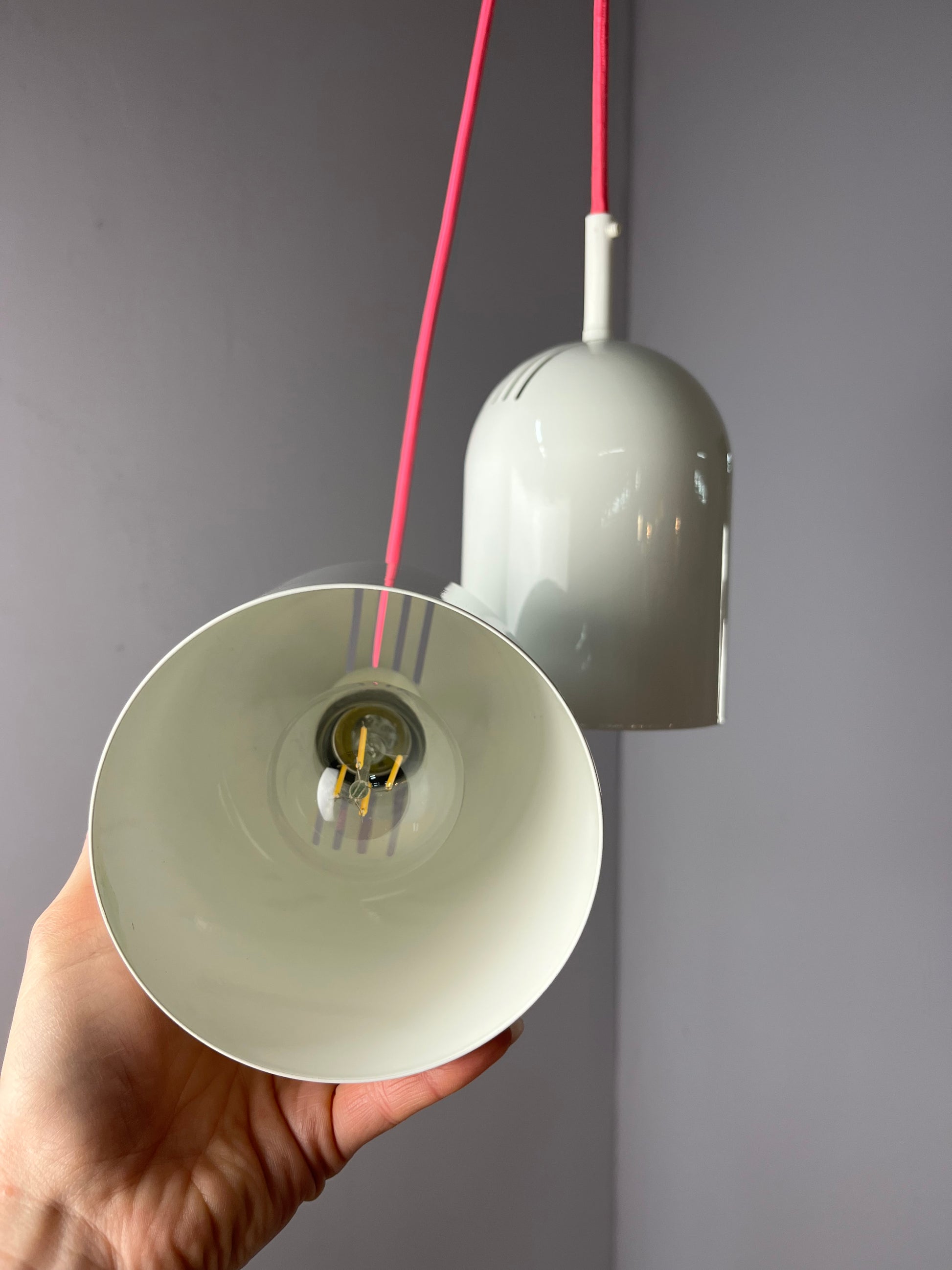 Hängelampe weiß aus Dänemark