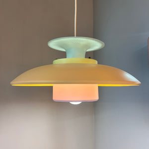 Lamellenlampe neu lackiert pastell-candy