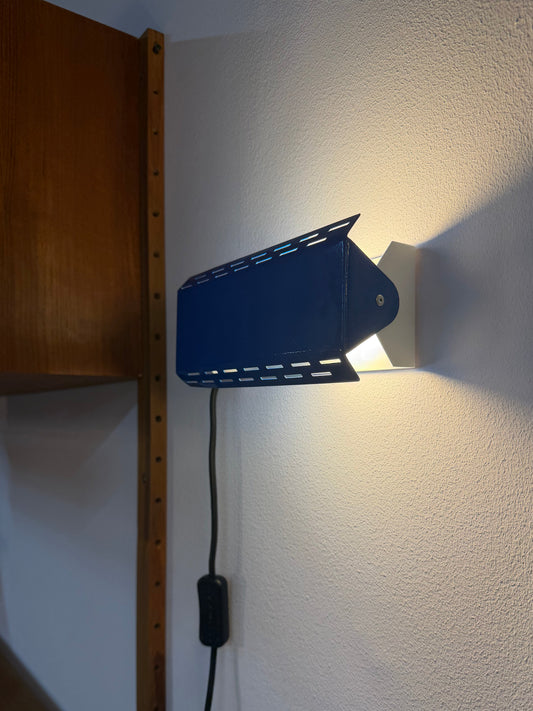 Wandlampe blau weiß von G&G Gramelsbacher