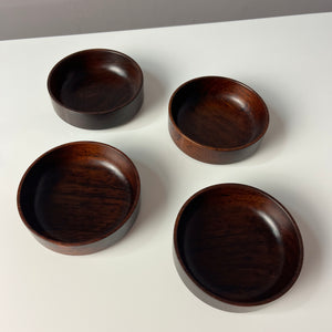 Set: 4x Schale stapelbar Palisander