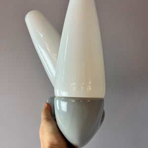 Set: 2x Wandlampe Modell 6035 hellgrau von Sigvard Bernadotte für Ifö