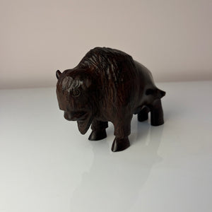 Figur Büffel Wüsteneisenholz