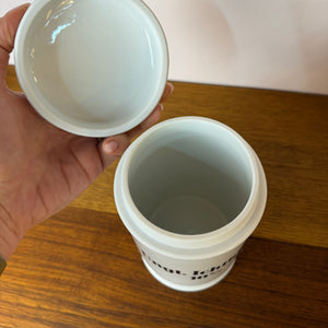 Apothekerdose Ungt. Ichthyolo 10% weiß Porzellan - 500 ml