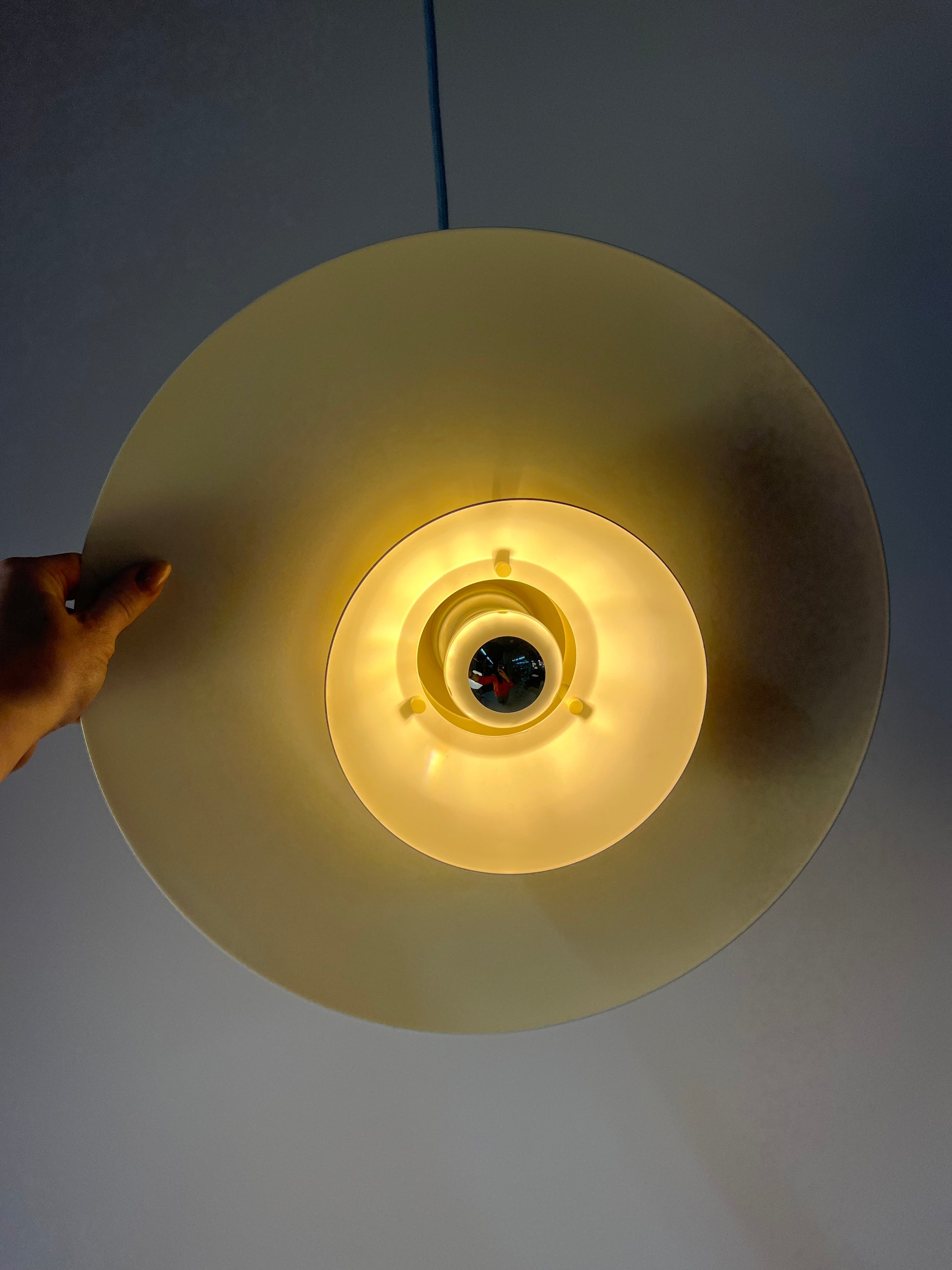 Lamellenlampe creme aus Dänemark
