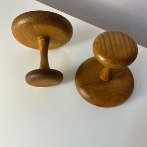 Set: 2x Wandhaken Eiche