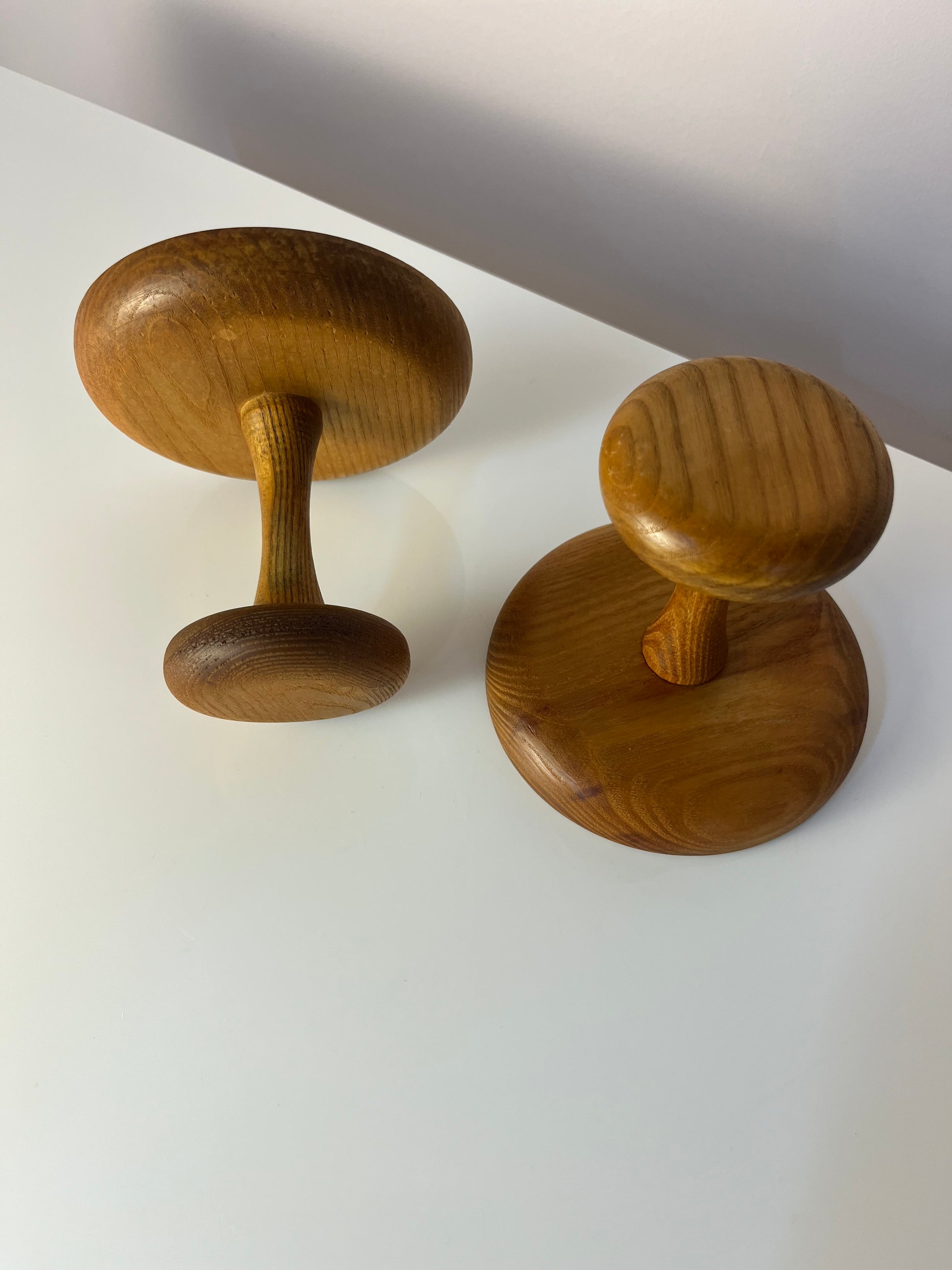 Set: 2x Wandhaken Eiche