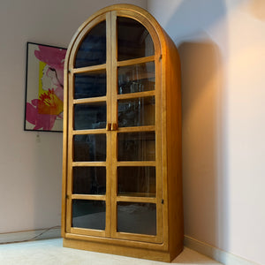 Rundbogen Vitrine Teak von Dyrlund
