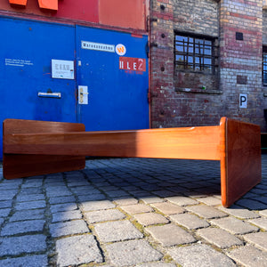 Gästebett Massivholz Teak 100x200 mit Matratze