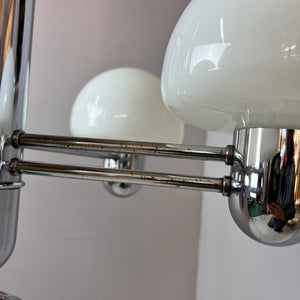 Kronleuchter Chrom Milchglas