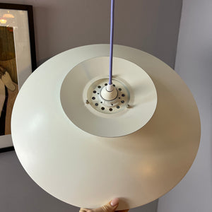 Lamellenlampe weiß lila von Formlight