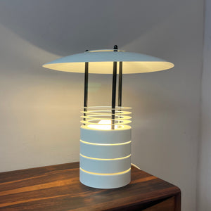 Tischlampe weiß Metall von Jørgen Buchwald  für Laterna Danica
