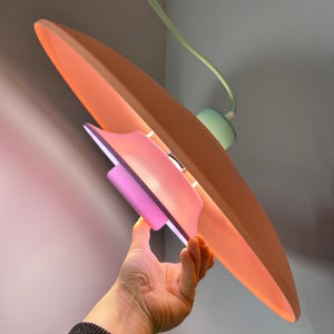 Lamellenlampe neu lackiert Dänemark