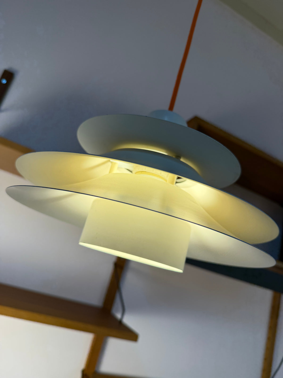 Lamellenlampe Typ 753 weiß von Horn