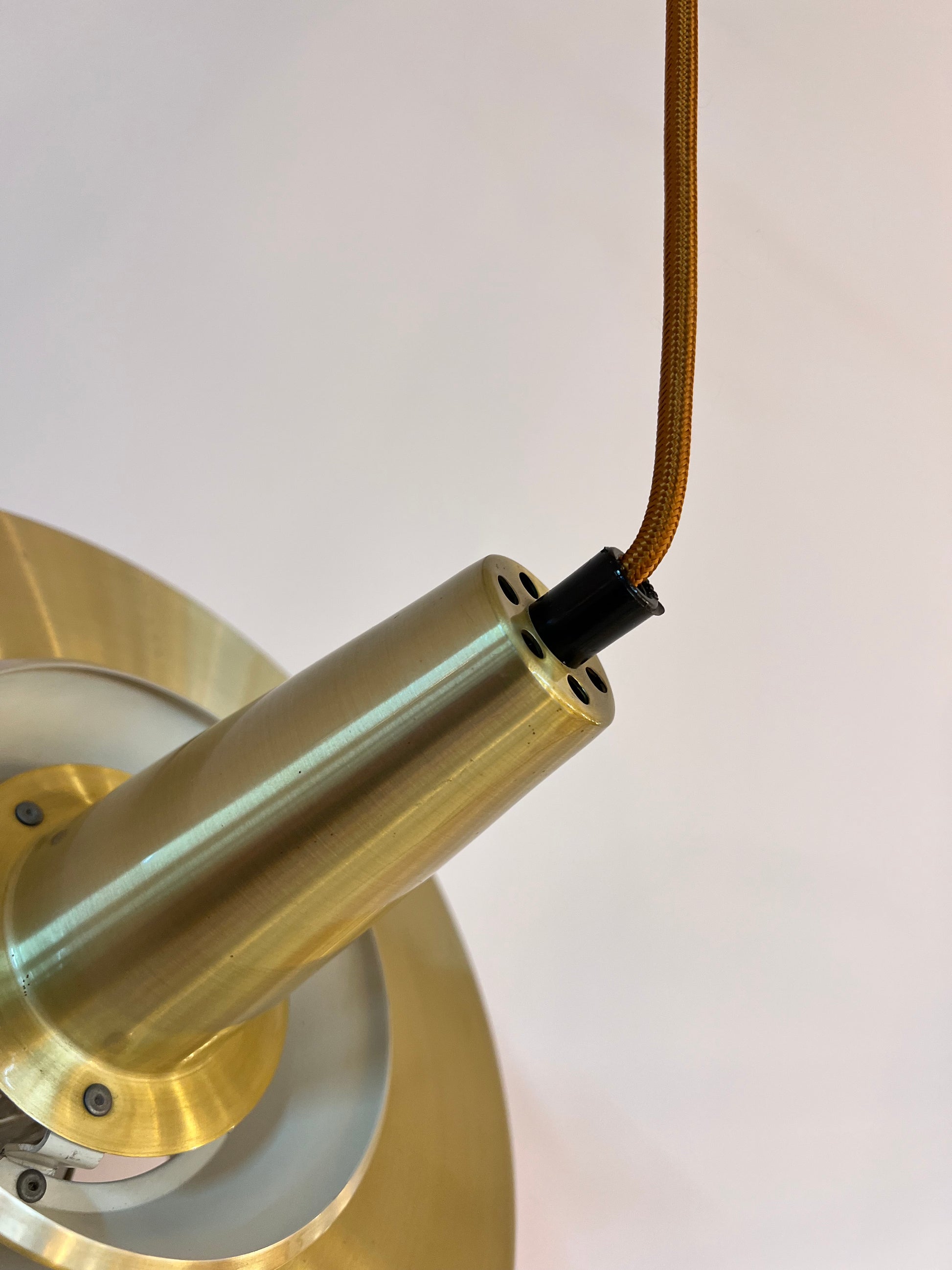 Lamellenlampe gold aus Dänemark