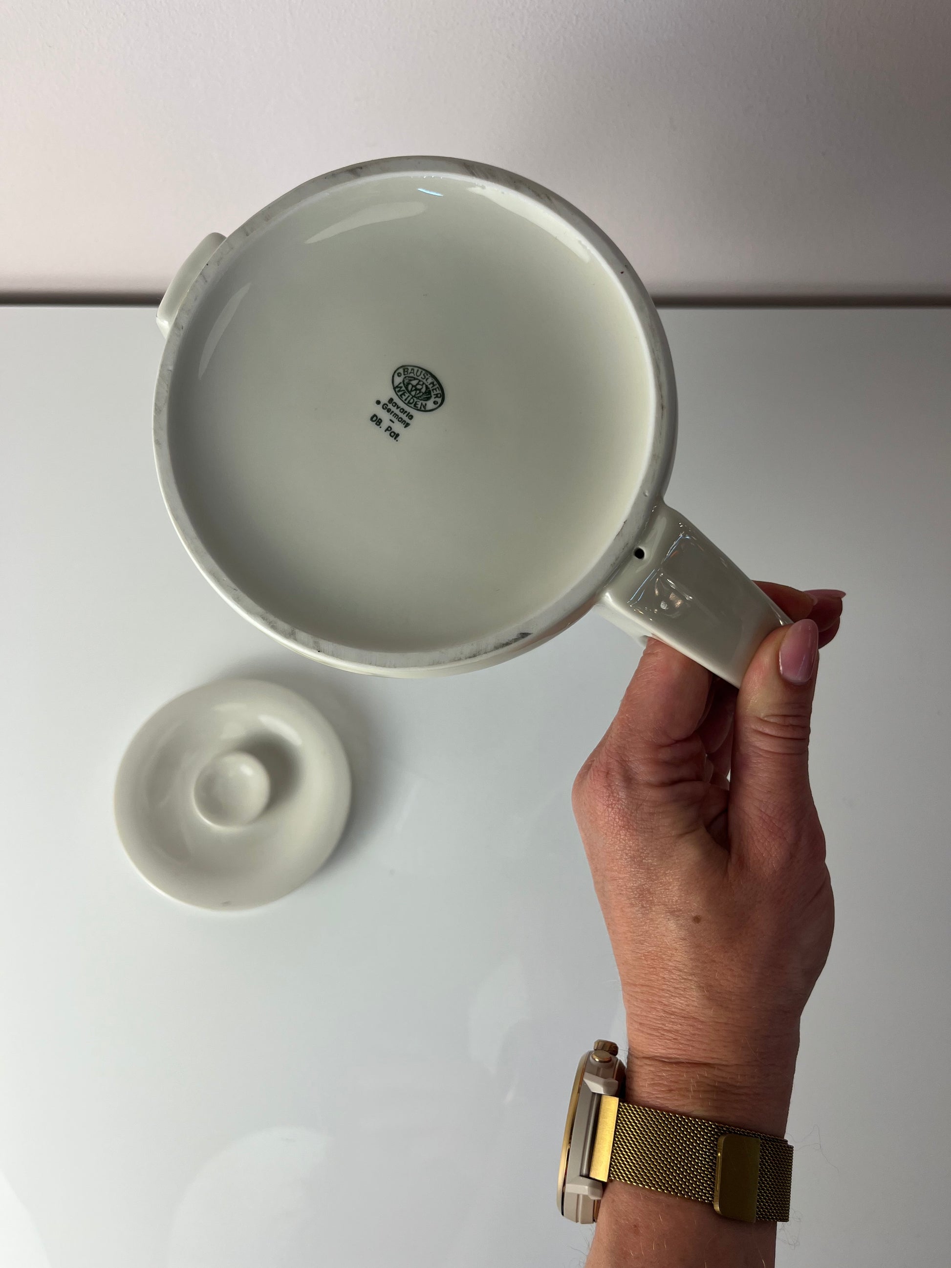 Teekanne mit Warmhalter mit Warmhalter von Bauscher Weiden & WMF