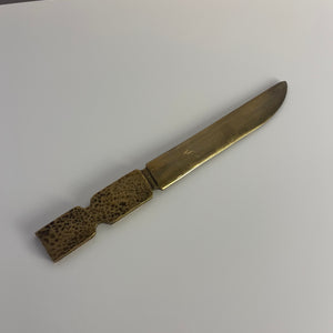 Brieföffner Messing aus Dänemark