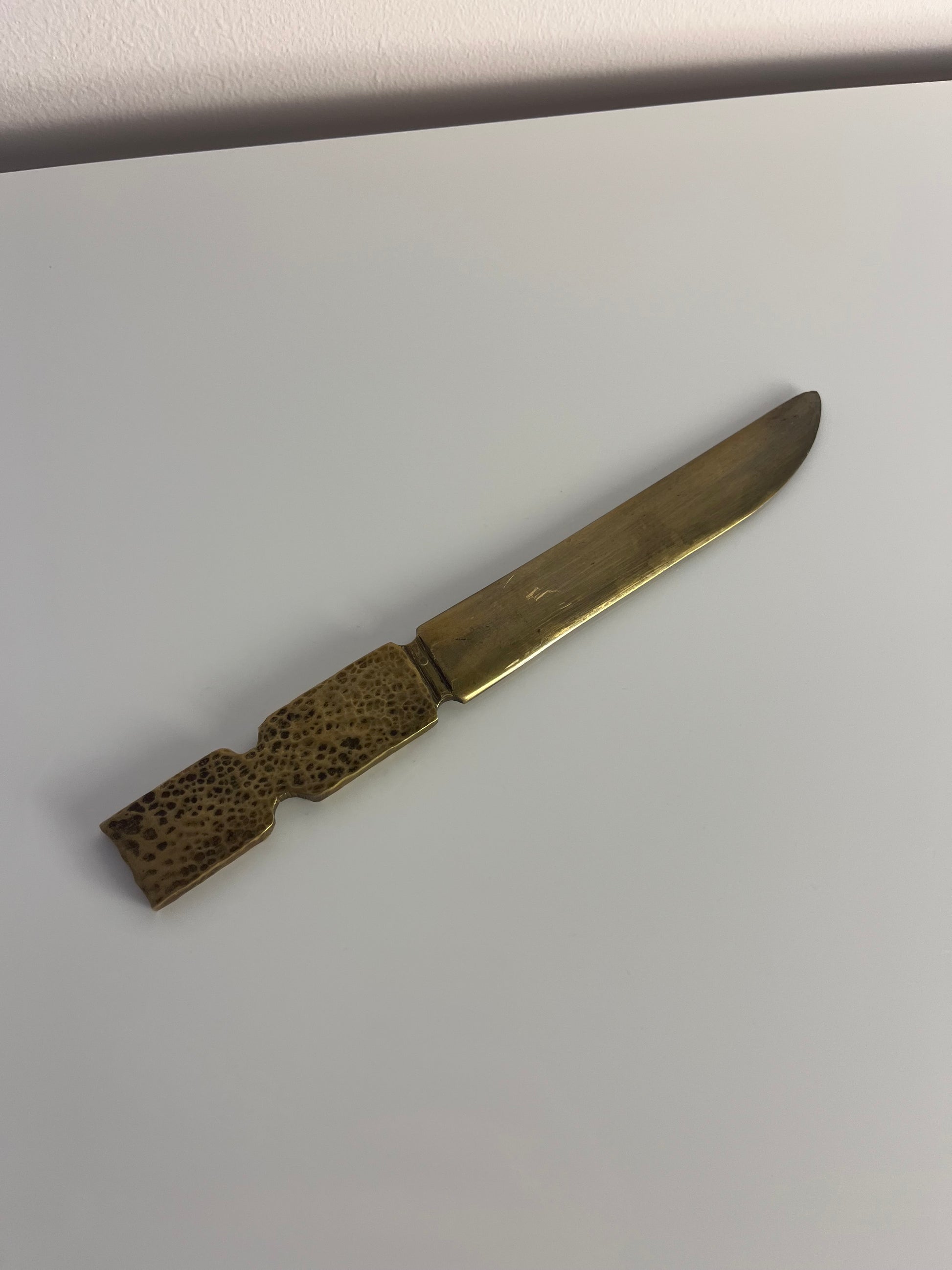 Brieföffner Messing aus Dänemark
