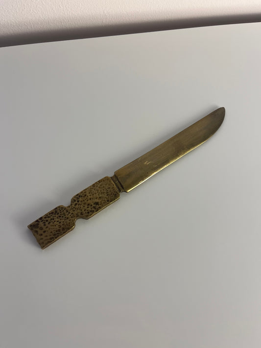 Brieföffner Messing aus Dänemark