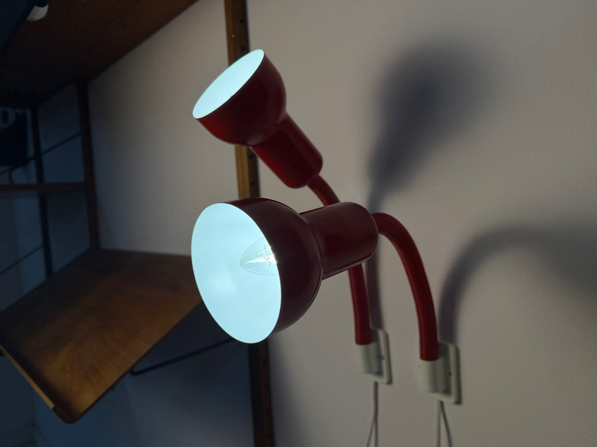 Wandlampe Type 504 rot von Horn