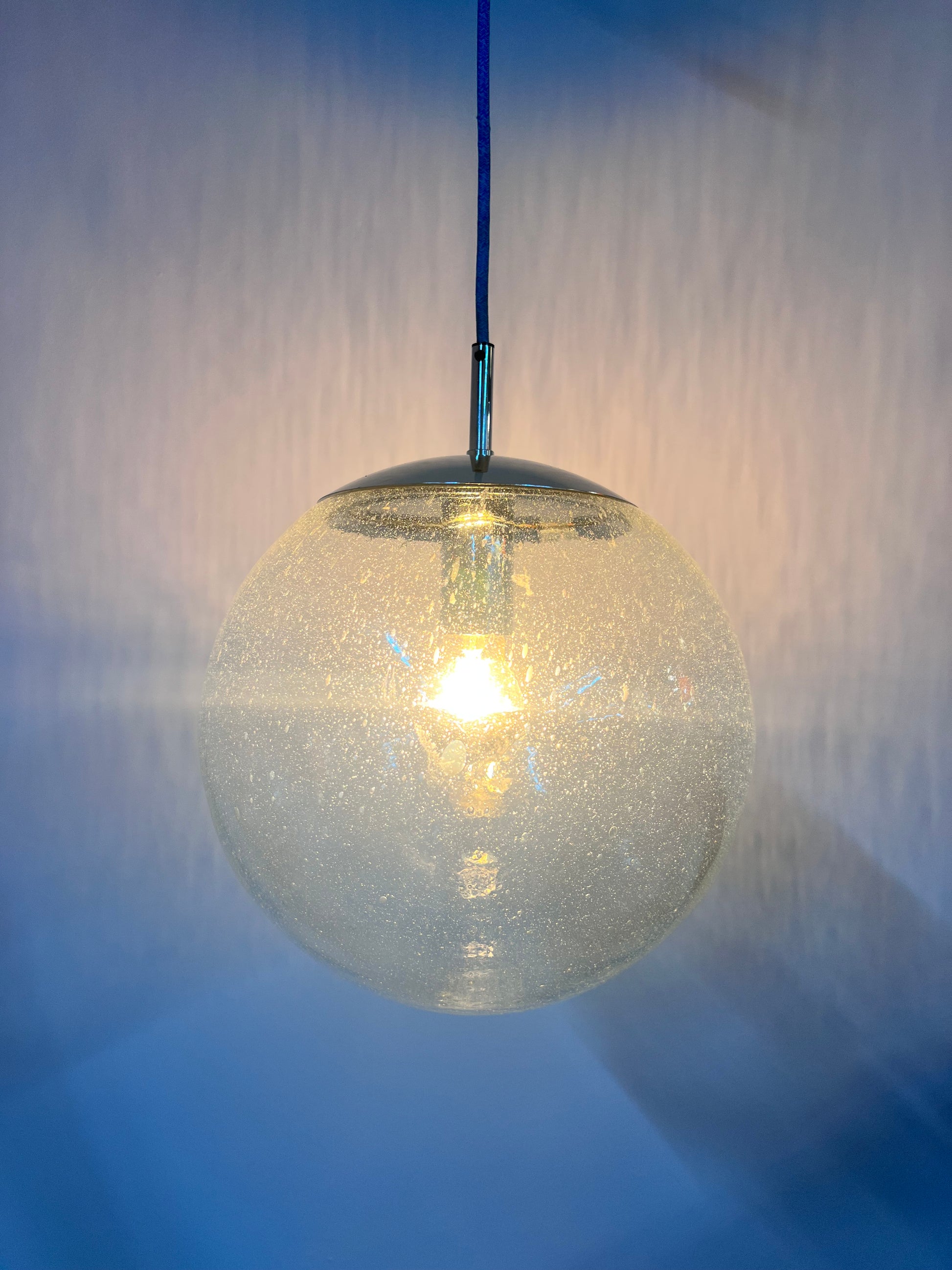 Kugellampe Glas Chrom von Hustadt Leuchten