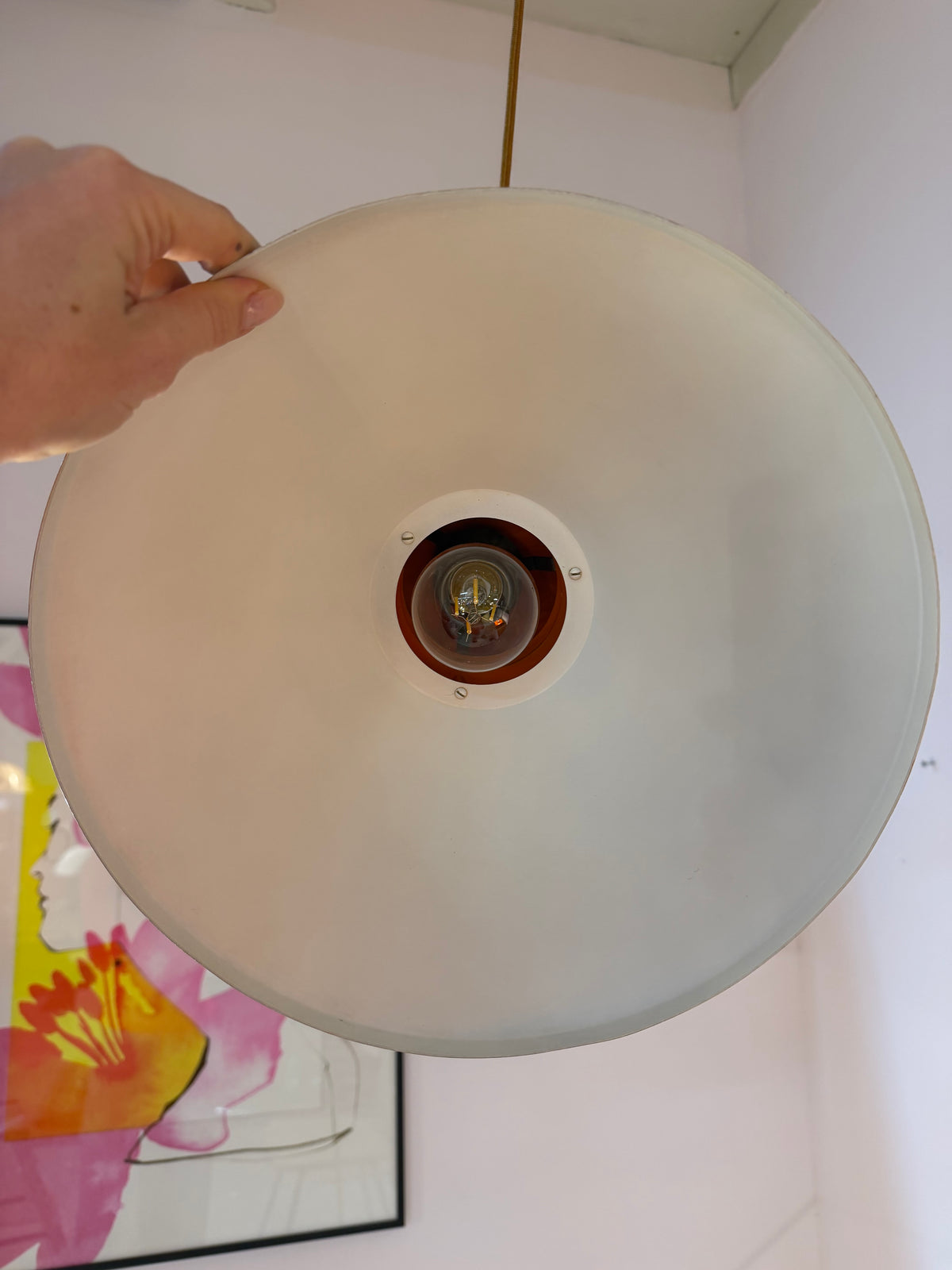 Hängelampe braun orange von Carl Thore