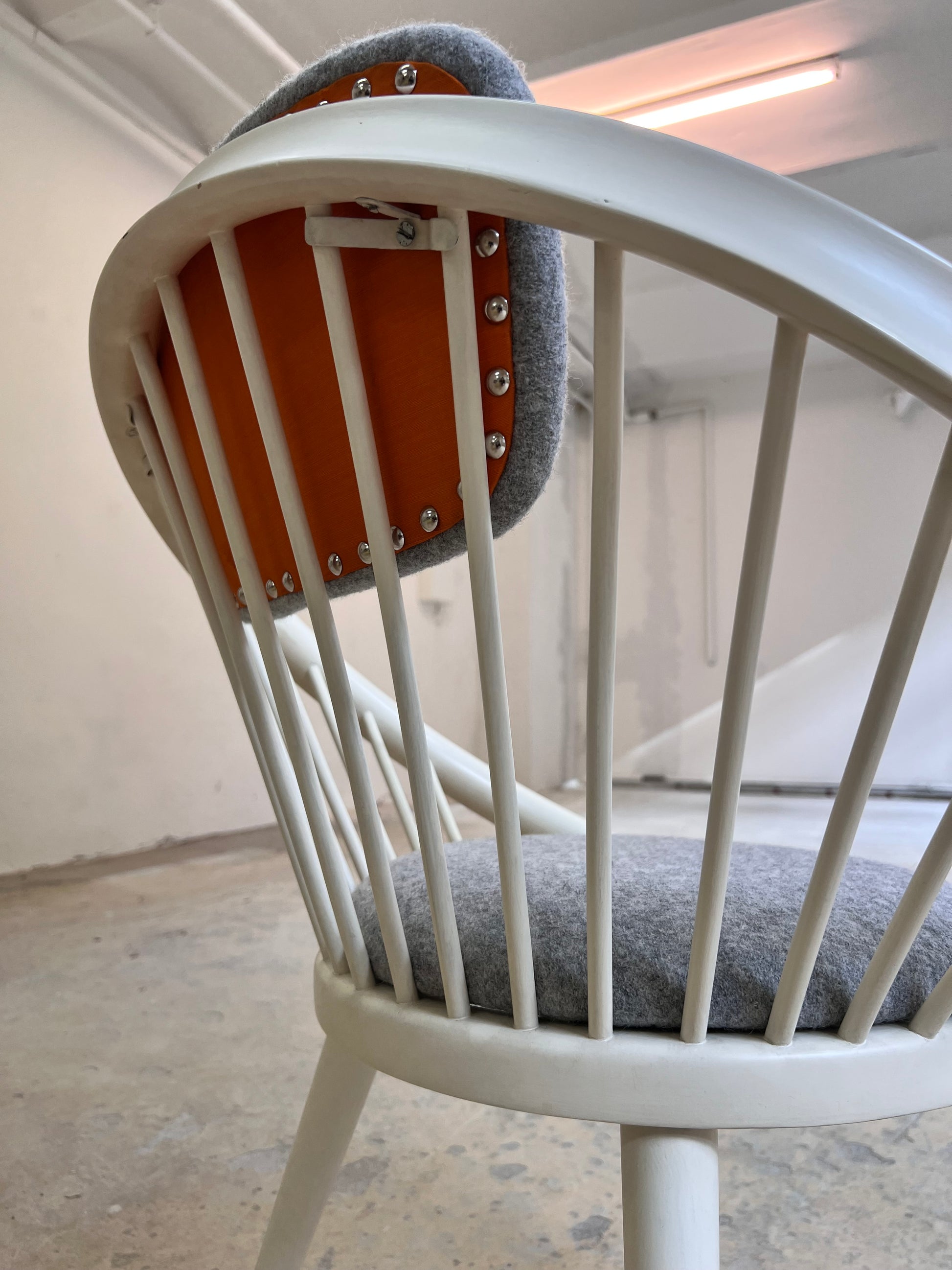 Circle Chair weiß von Yngve Ekström für Swedese