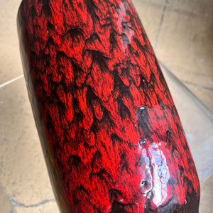 Bodenvase Lava 517-38 rot von Scheurich West Germany