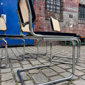 Set: 4x Freischwinger Wiener Geflecht