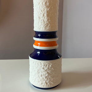 Vase 599/2 blau orange von Royal Porzellan Bavaria KPM