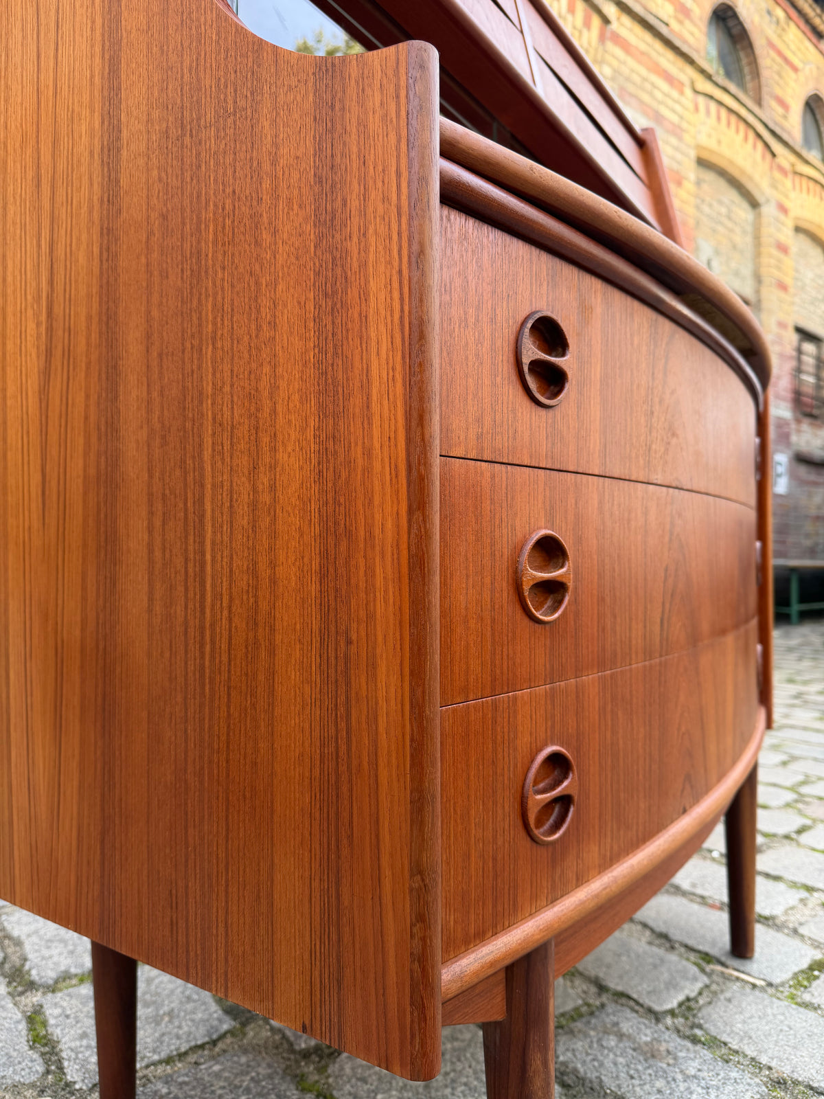 Sekretär Teak von Gunnar Falsig für Holstebro Møbelfabrik