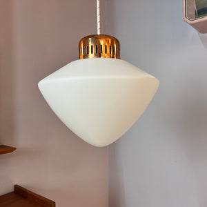 Hängelampe Opal & Kupfer Dänemark