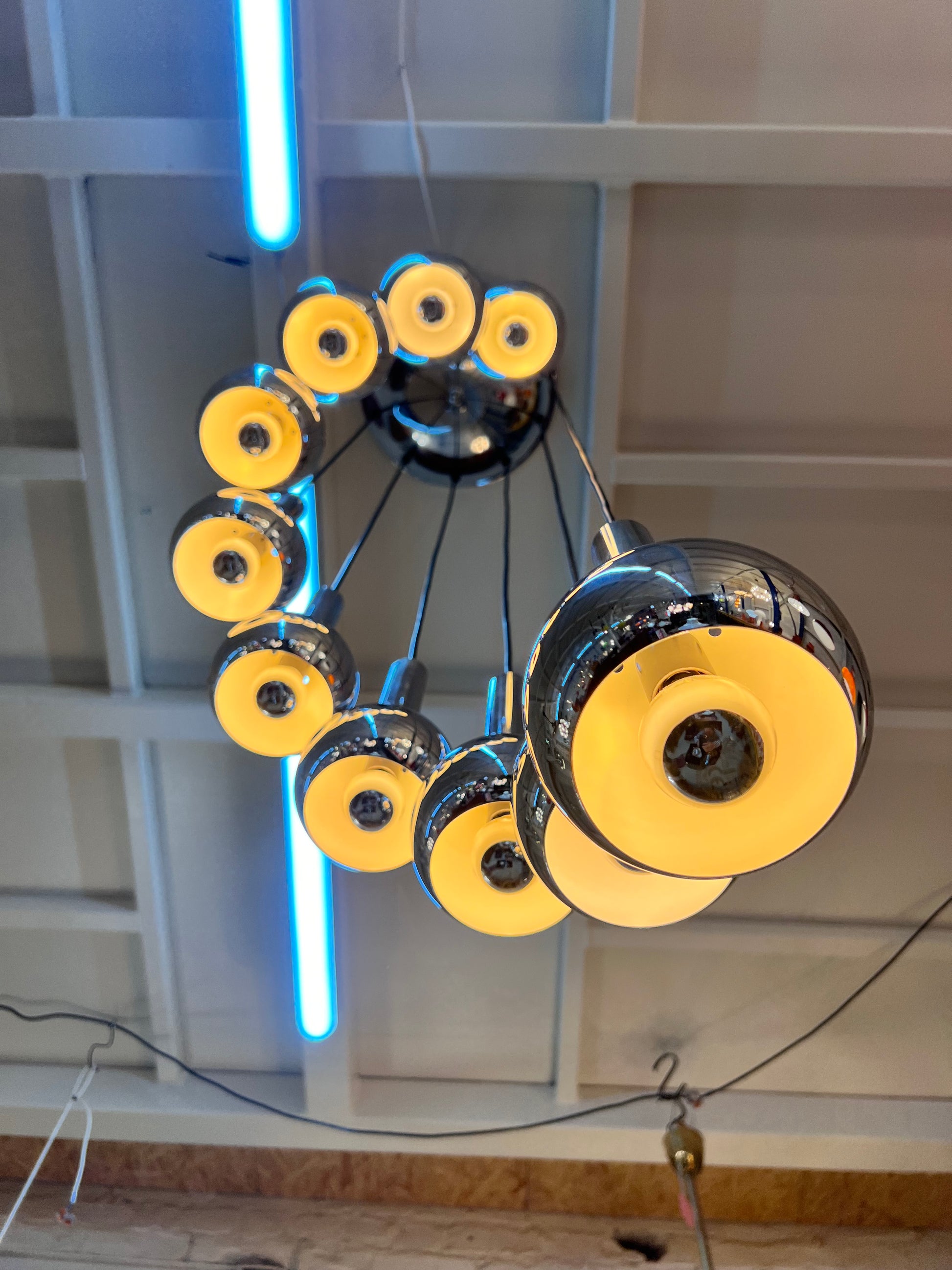 Kaskadenlampe 10-flammig Chrom von STAFF