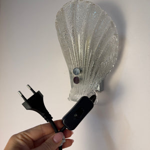 Wandlampe Muschel Glas von Sölken