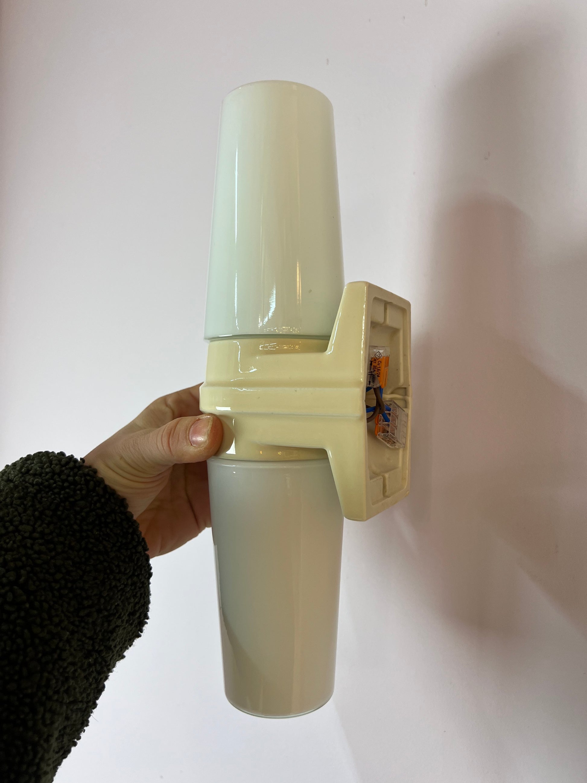 Wandlampe Modell 6060 cremeweiß von Sigvard Bernadotte für Ifö