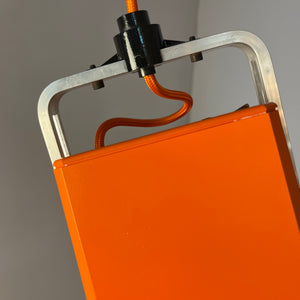 Strahler Unispot orange neu lackiert von Louis Poulsen