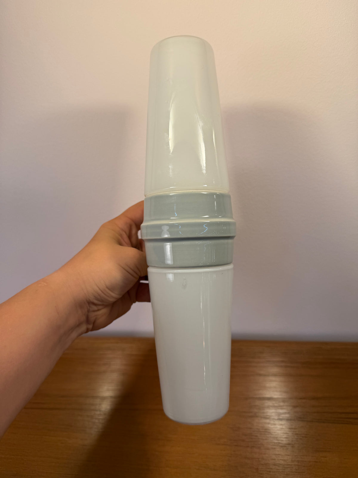 Wandlampe Modell 6060 grau von Sigvard Bernadotte für Ifö