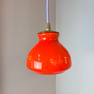 Hängelampe orange von Holmegaard