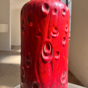 Bodenvase 288-40 rot von Scheurich West Germany