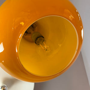 Hängelampe gelb Glas