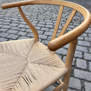 Wishbone Chair Modell CH24 Eiche geölt von Hans J. Wegner für Carl Hansen & Søn